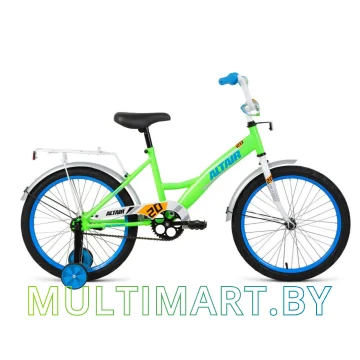 Детский велосипед Altair Kids 20 (салатовый/белый/синий, 2020)